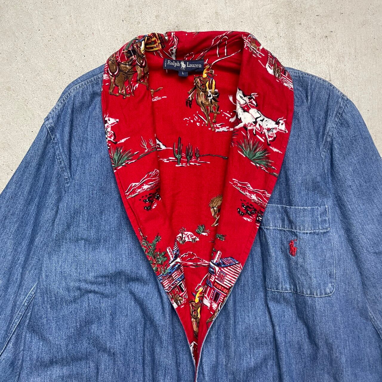 ☆SFAO☆ralph lauren デニムコート　lolife 中古・古着通販】RALPH LAUREN (ラルフローレン) デニムコート