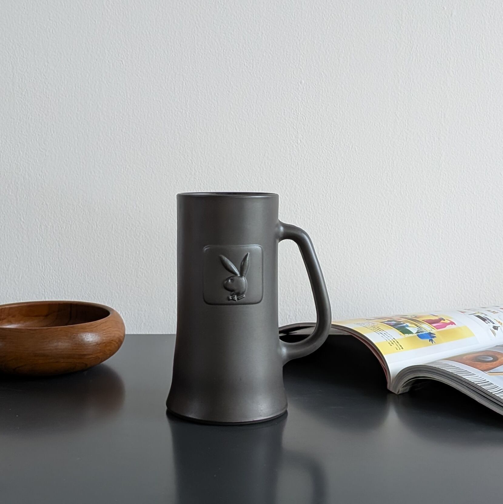 PLAYBOY Vintage Black Glass Beer プレイボーイ ヴィンテージ