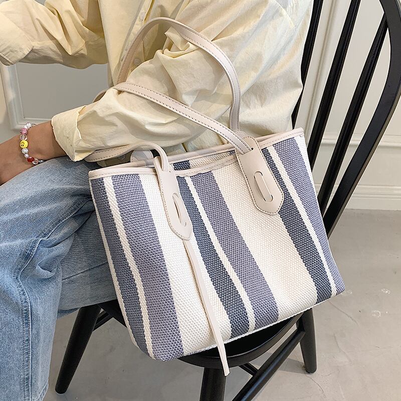 サマーショルダーバッグ 夏物 トートバッグ 手作りハンドバック77156141724