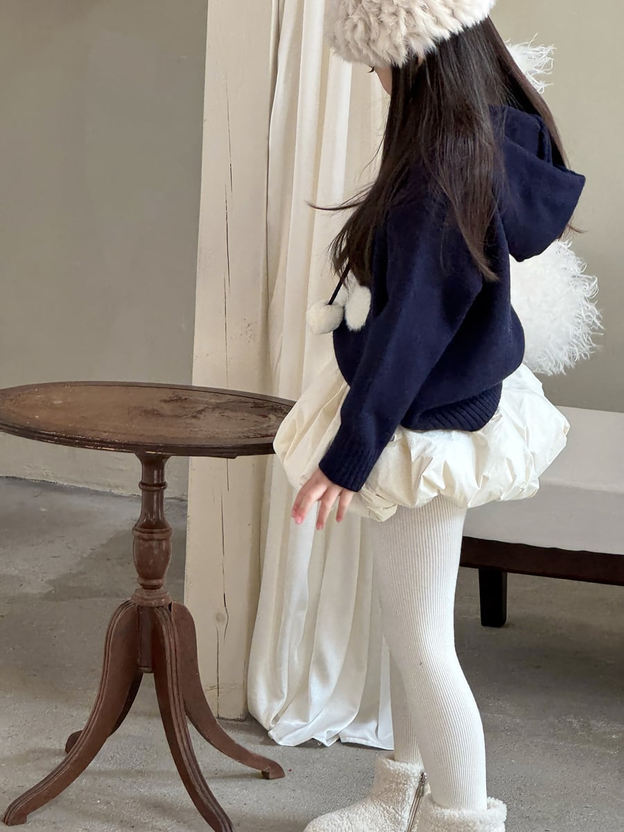 インパン付きアイボリーバルーンスカート