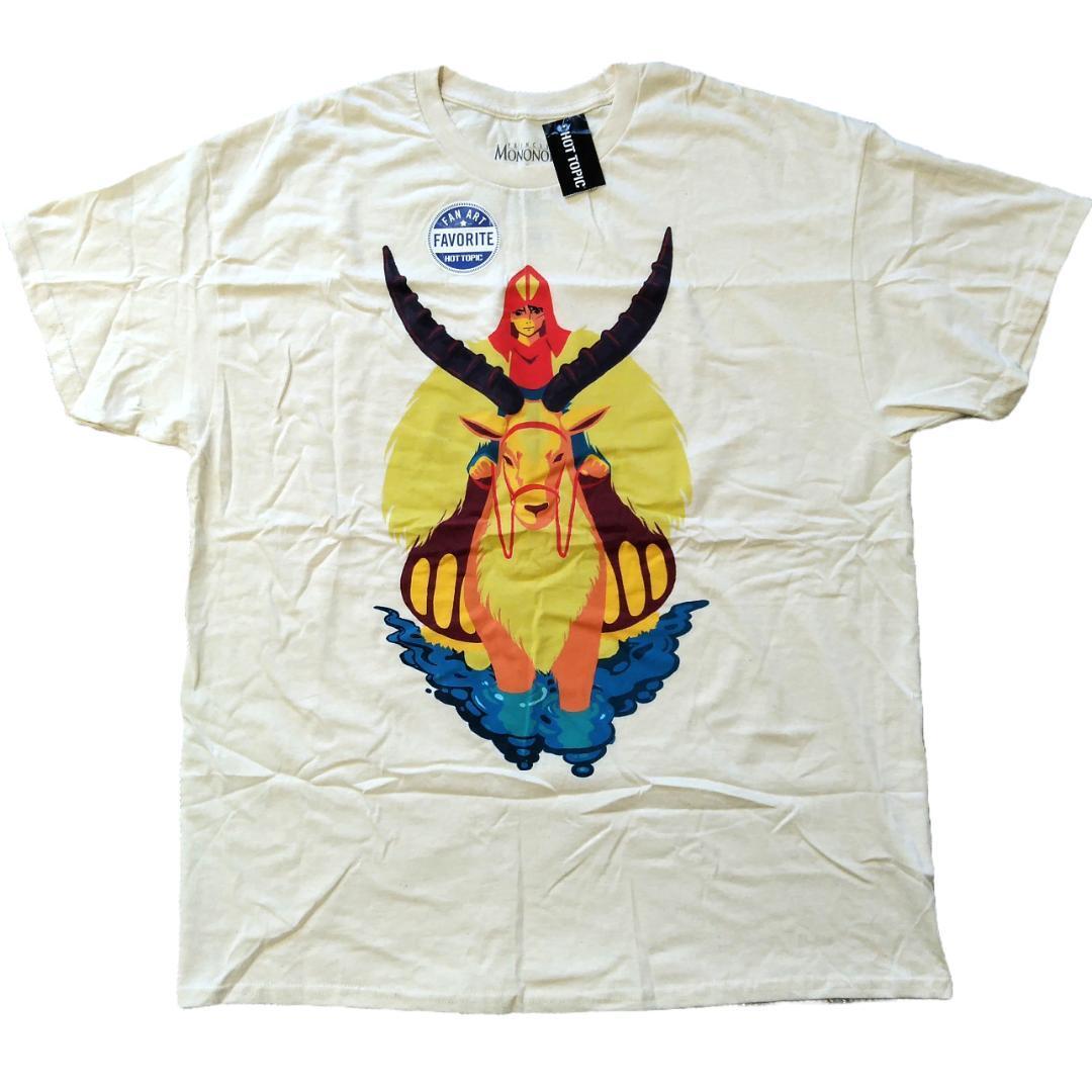 もののけ姫 Tシャツ XLシャツ 生成色 ジブリ アシタカ 映画 もののけ姫 Tシャツ XLシャツ 生成色 ジブリ アシタカ 映画