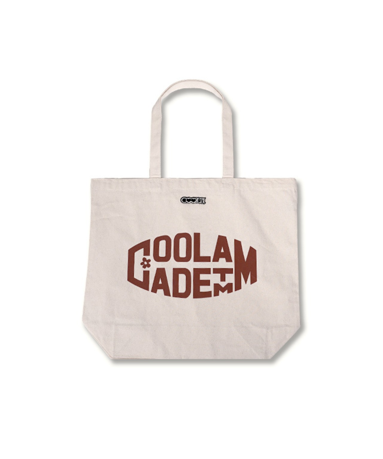 【直営限定ITEM】COOLA オーバルロゴプリントラージトートバッグ (BROWN)　CQ-48550H