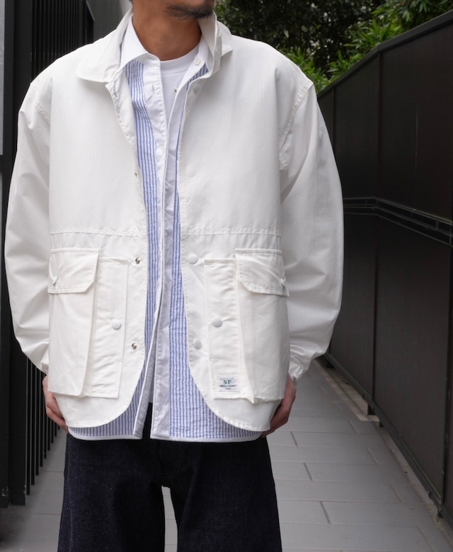 SASSAFRAS(ササフラス) / Cultivator Jacket 60/40 -White-(SF-242091)