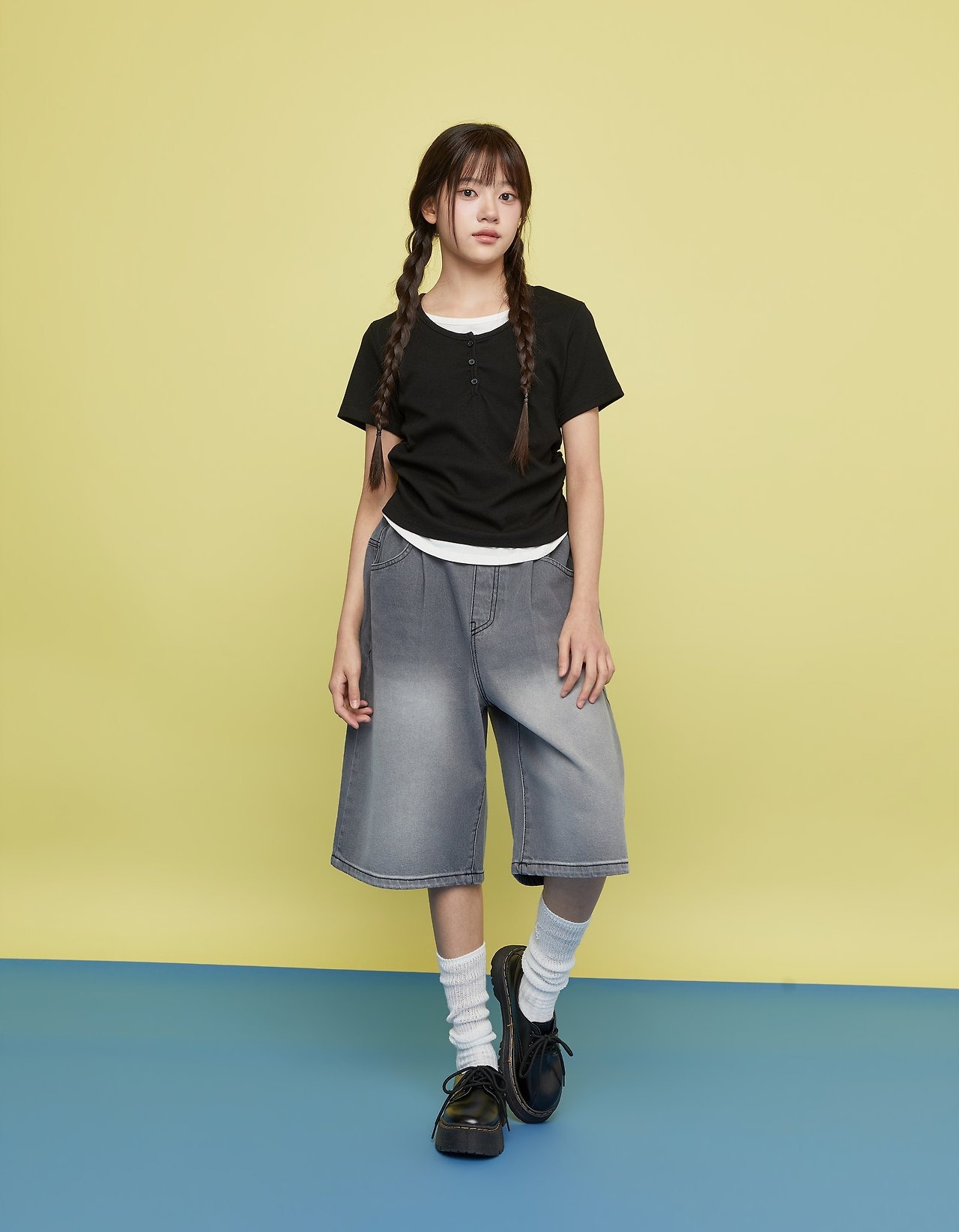 [SEVENTEEN] Ribbed layered tee shirt / [세븐틴] 골지레이어드티셔츠