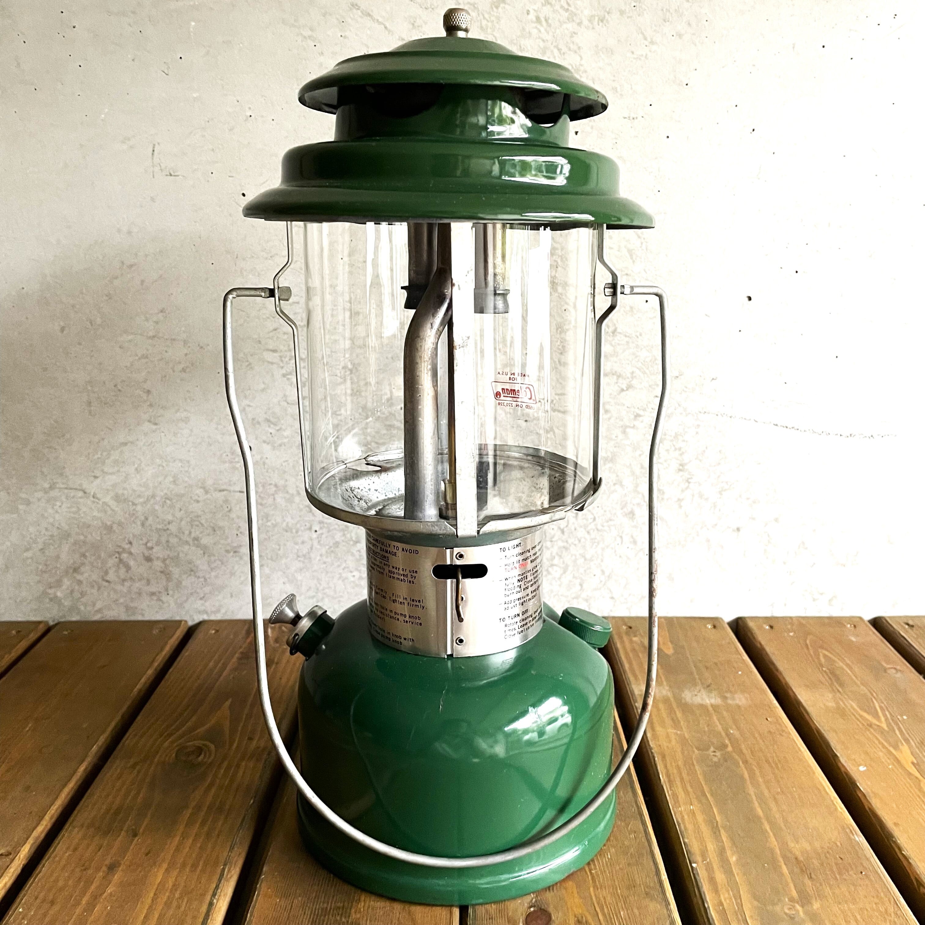 Coleman - 【点灯確認済み】８０年１０月製コールマンツーマントルランタンモデル２２０Ｋ コールマンのヴィンテージランタン220! アルファベットが変わる