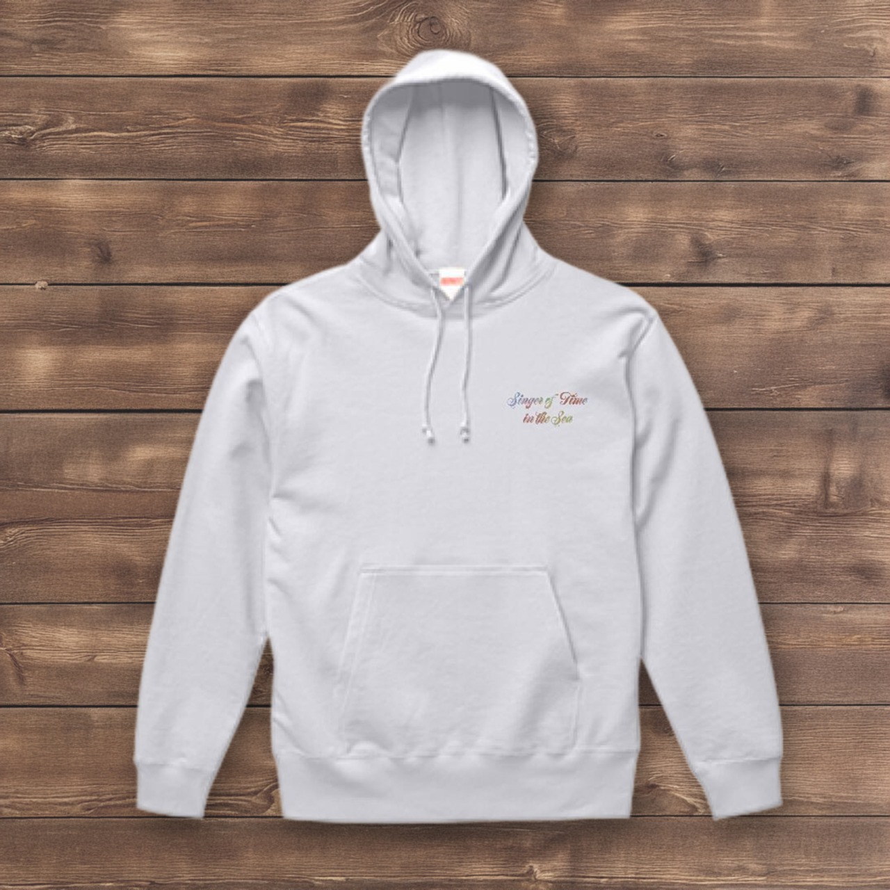 Singer of Time in the Sea-プルオーバーパーカー(ホワイト) - 3