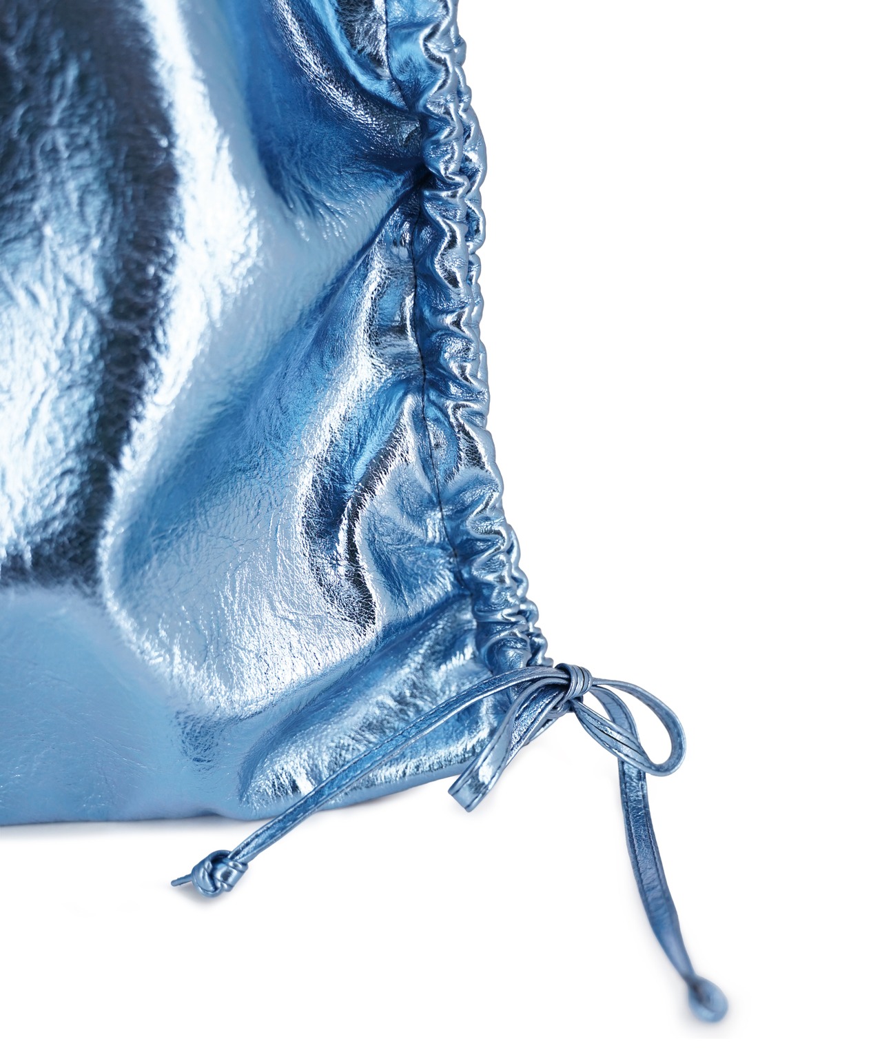 MURUA : SIDE SHIRRING RIBBON TOTE