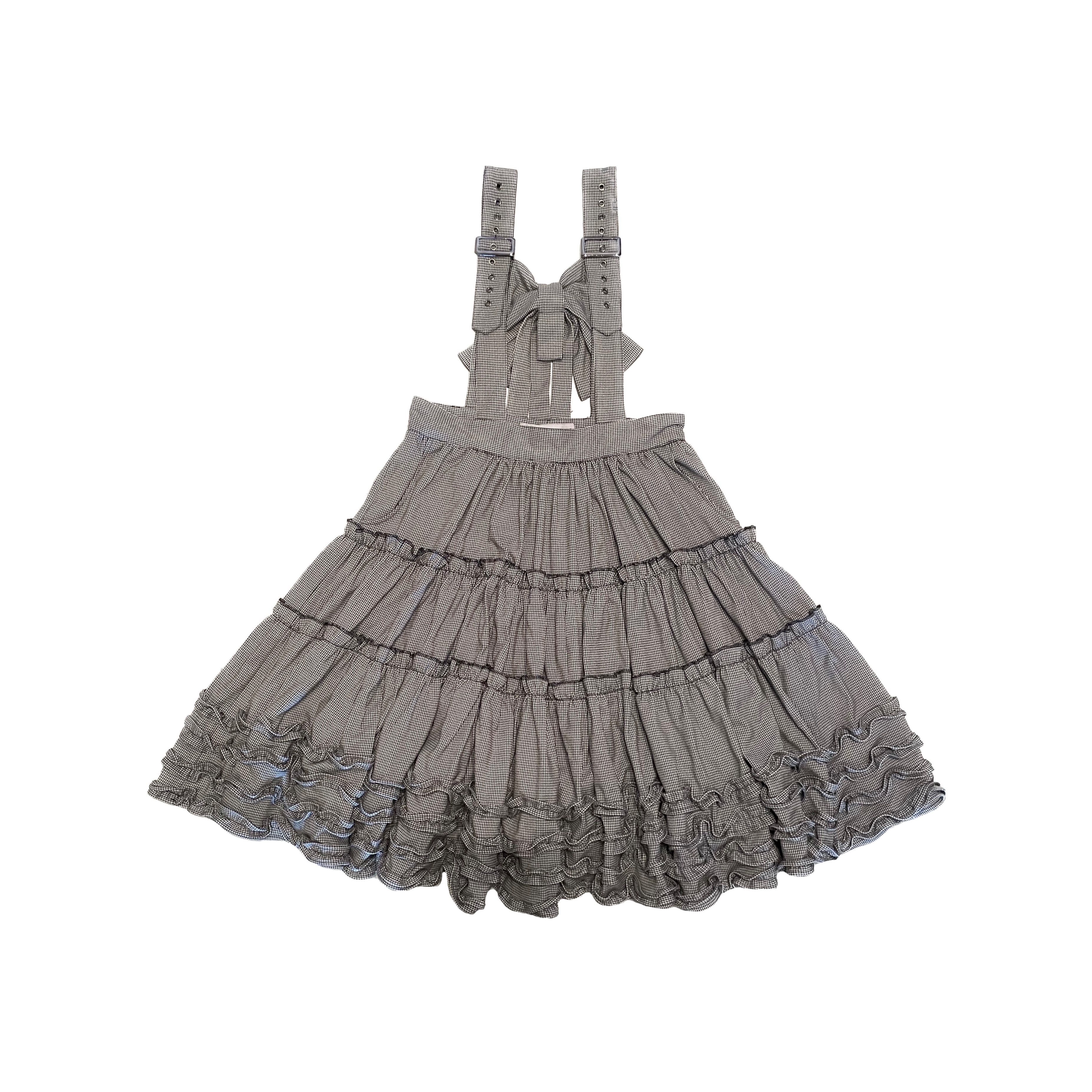 吊りリボンスカート GRAY | HEIHEI 