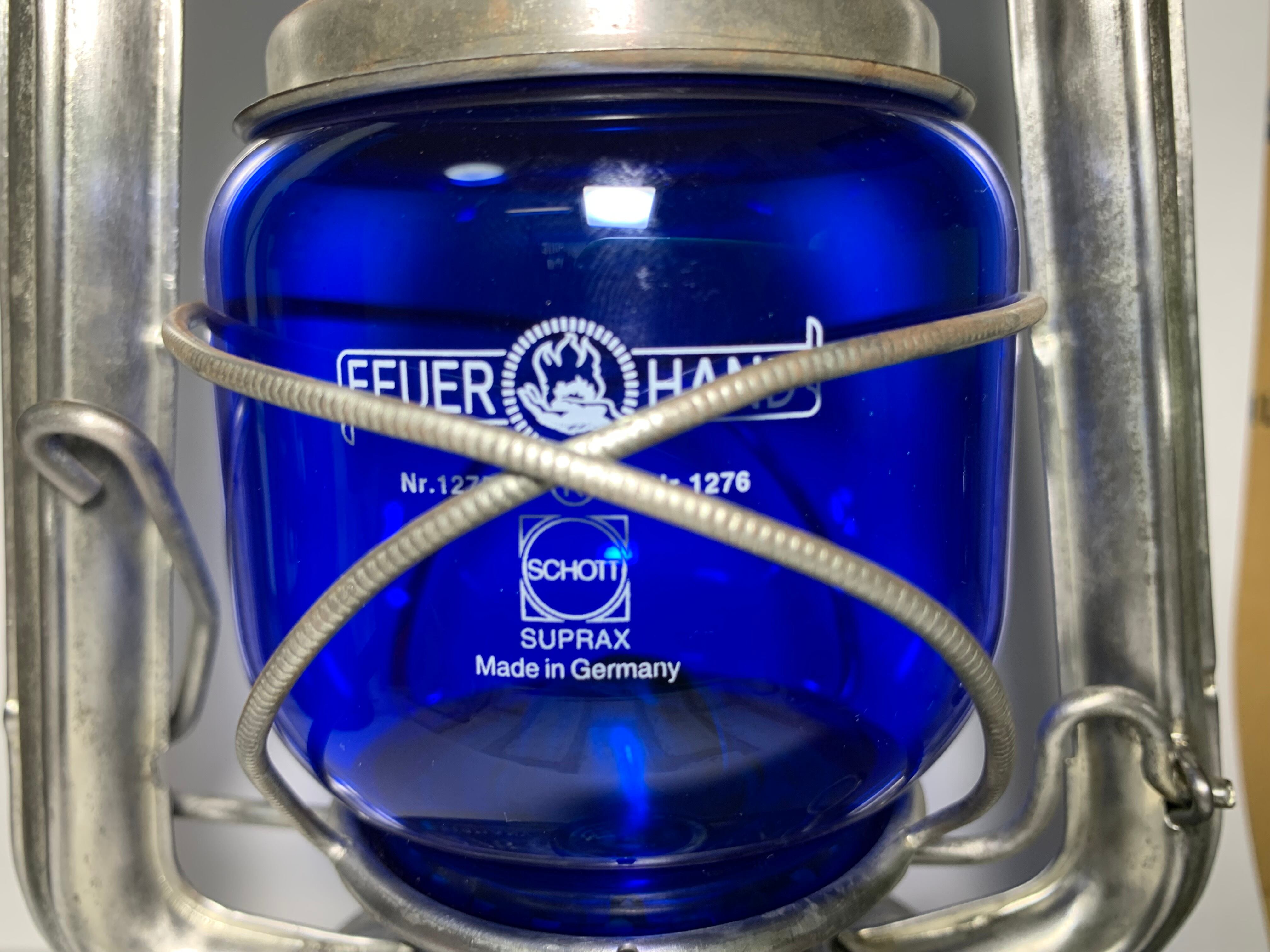 ブルー feuerhand 275 276 BAT158 159 ホヤ グローブ | Oldman's lantern