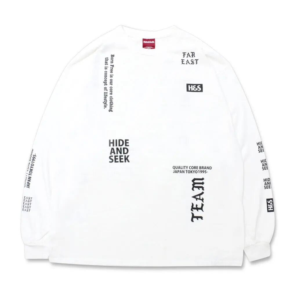 ロングスリーブTシャツ / HIDEANDSEEK(ハイドアンドシーク) / Team Far 