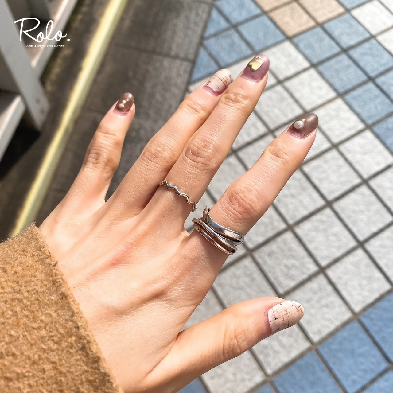 なみなみウェーブリング シルバー925 | Roloshop BASE店
