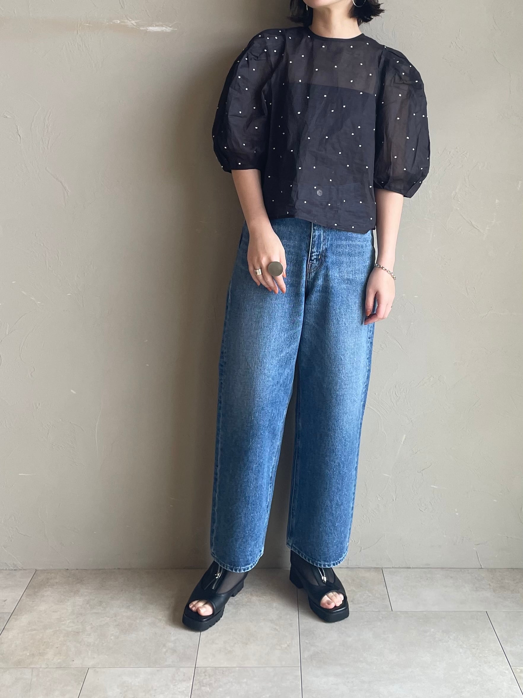 ドット刺繍ブラウス | valance 福井｜レディース セレクトショップ