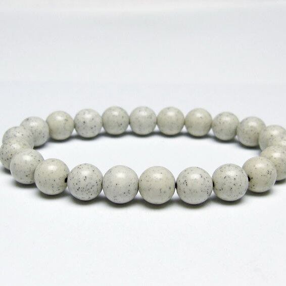 北投石 ブレスレット 9mm 一点物 メール便可 111-50325