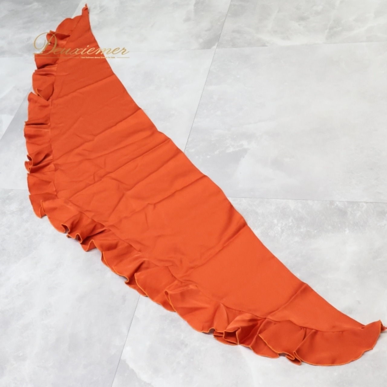 フラメンコ 衣装 シージョ ピキージョ オレンジ系 オレンジ 橙 飾り 小物 装飾 発表会 パーティ ダンス 舞台 小道具 フリル 軽い ダンス衣装 フラメンコ小物 フリル付き オレンジ小物 発表会用 衣装飾り パーティ用 舞台衣装 軽量 踊り 小道具 シージョピキージョ 発表会用衣装