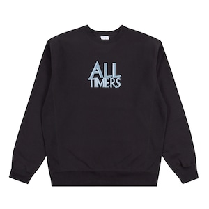 ALLTIMERS / TAVERNA EMBROIDERED CREW BLACK