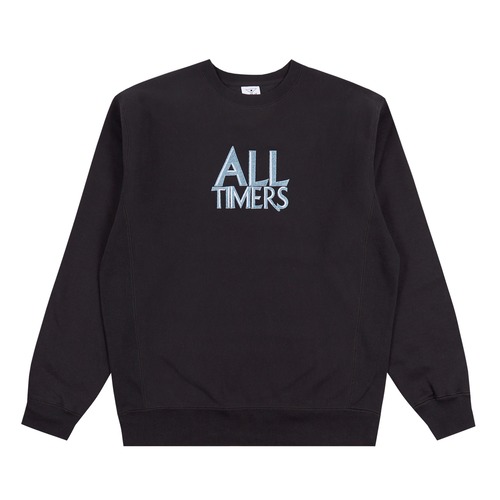 ALLTIMERS / TAVERNA EMBROIDERED CREW BLACK