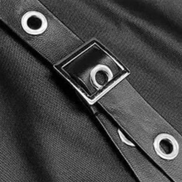 Drape wrap blouse & asymmetric skirt setup C1477