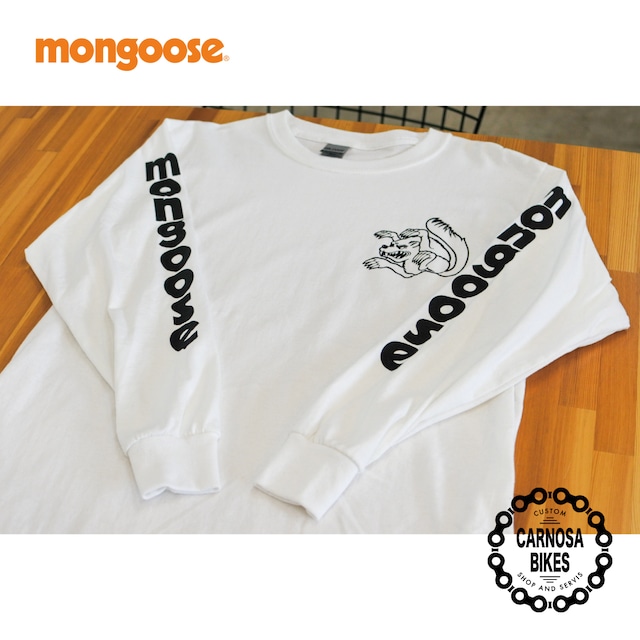 【Mongoose】MAURICE LOGO L/S T-S [モーリスロゴ ロングスリーブ Tシャツ]