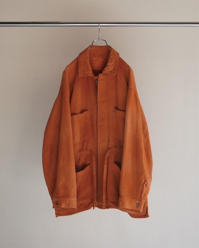 24AW】ANCELLM WOOL PULL OVER SHIRT (BROWN) ANC-SH45-B | IAAAM 