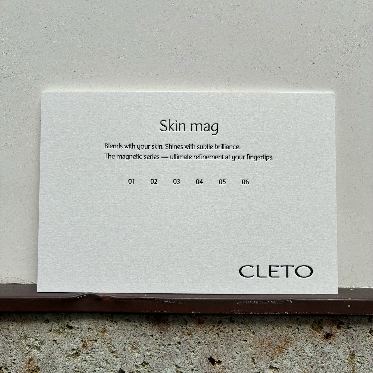 【color chart】Skin mag