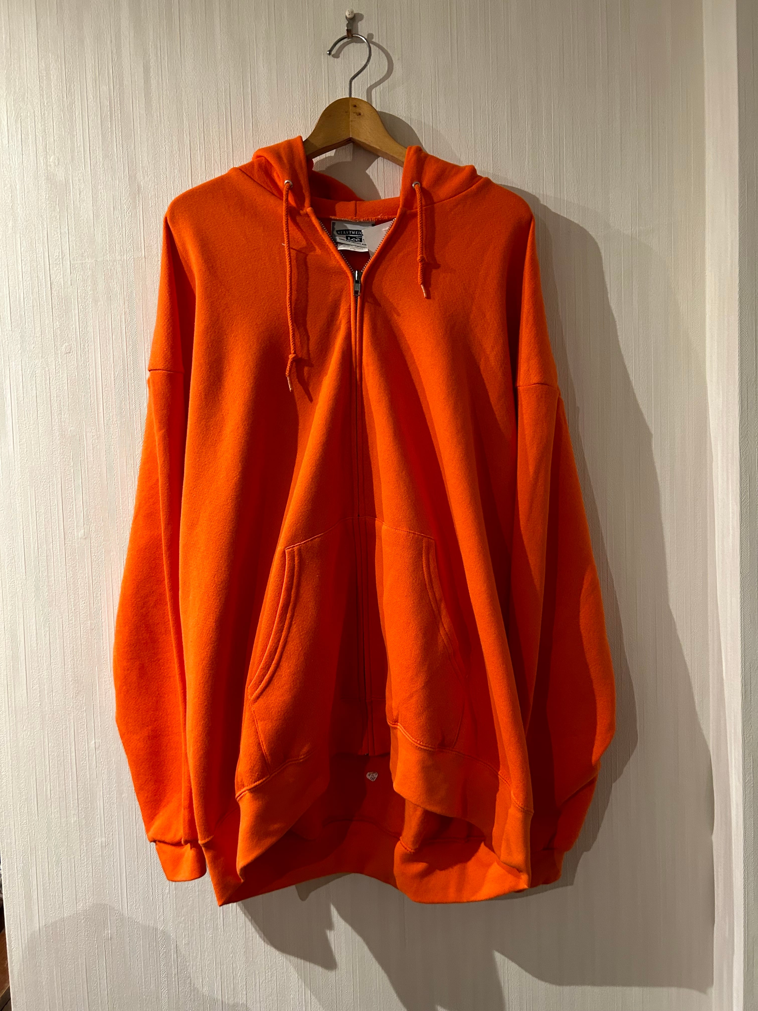 Dead Stock‼︎ 2000s Lee Sweat Zip Hoodie "Management Nomber Fabric"