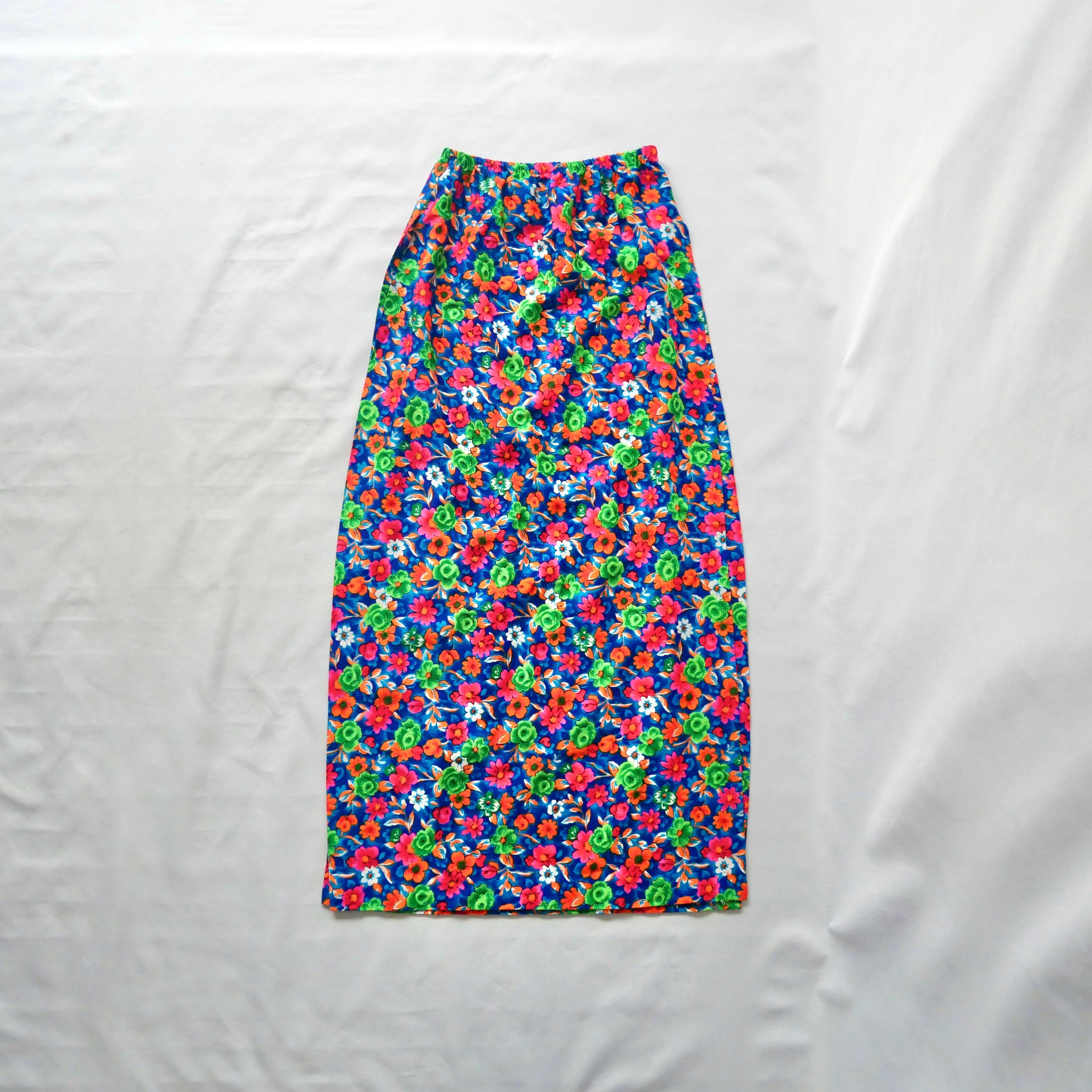 vintage】60〜70sサイケマキシスカート