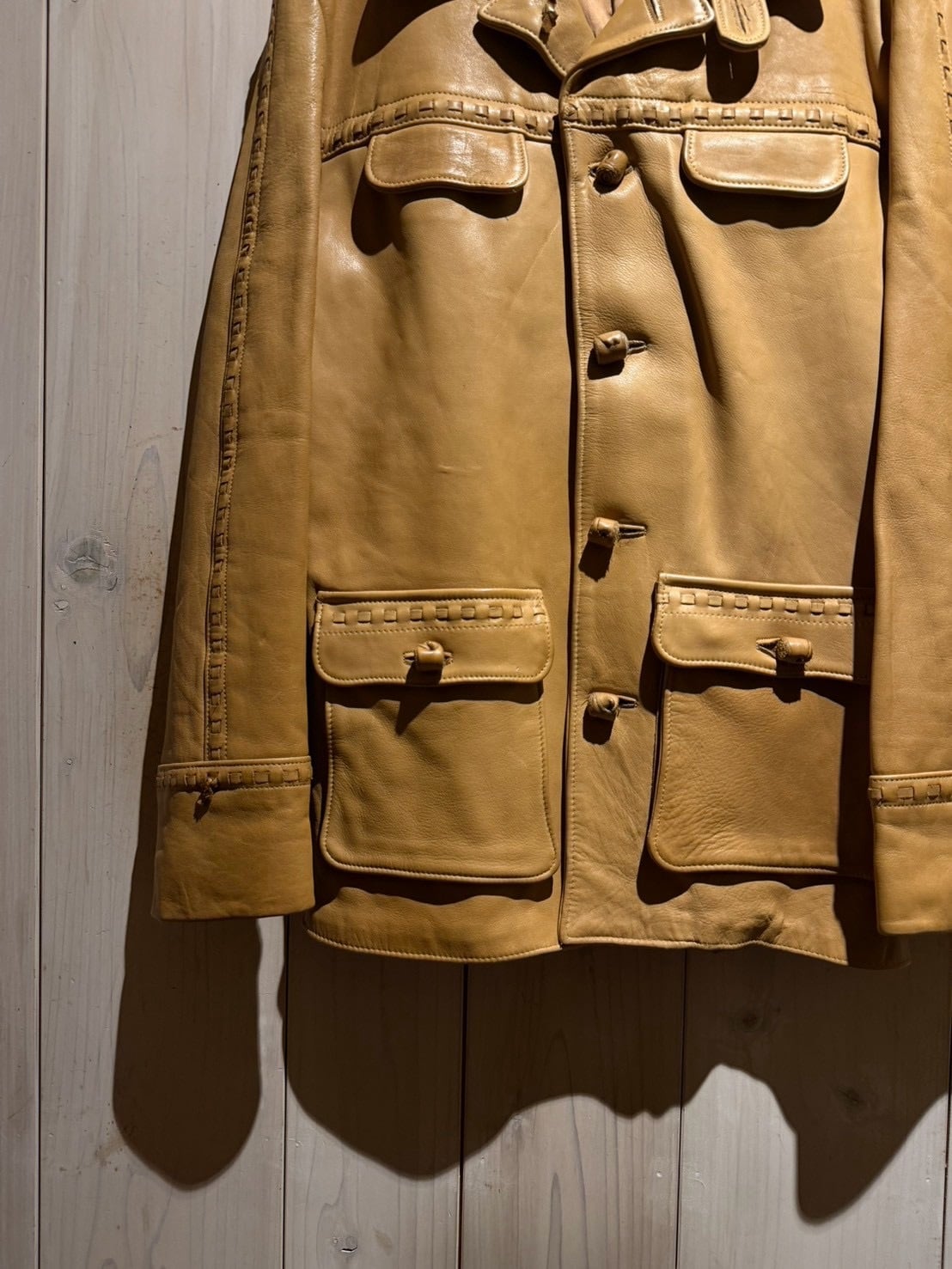 a.k.a.C.a.k.a vintage】70's “Pioneer Wear” Vintage Leather Jacket