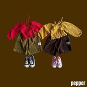 【取寄/韓国直送】PEPPER  26/AU ココボールゴールデンバミューダパンツ｜秋服｜韓国子供服