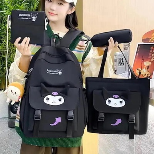 正月は休みません登場バックパックリュックサック韓国かわいい 4点セット ランドセル韓国版キャンパス中高生ランドセルカジュアルおしゃれランドセル 男女兼用