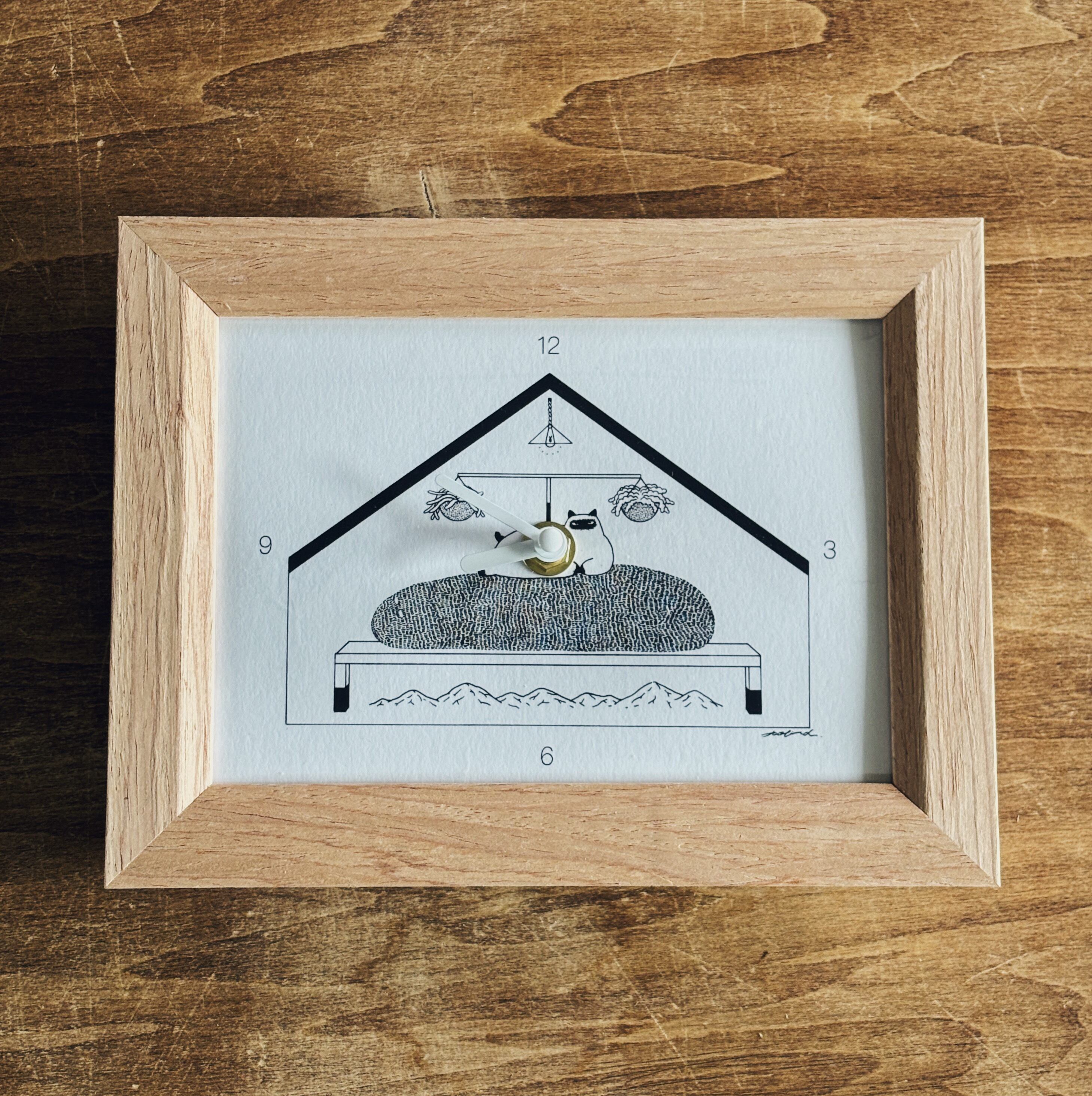 WALL CLOCK 「旅の馬 morning」(掛け時計) | greenis shop