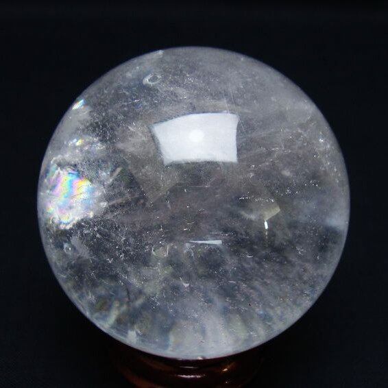水晶 丸玉 60mm スフィア 置物 水晶玉 一点物 151-8965