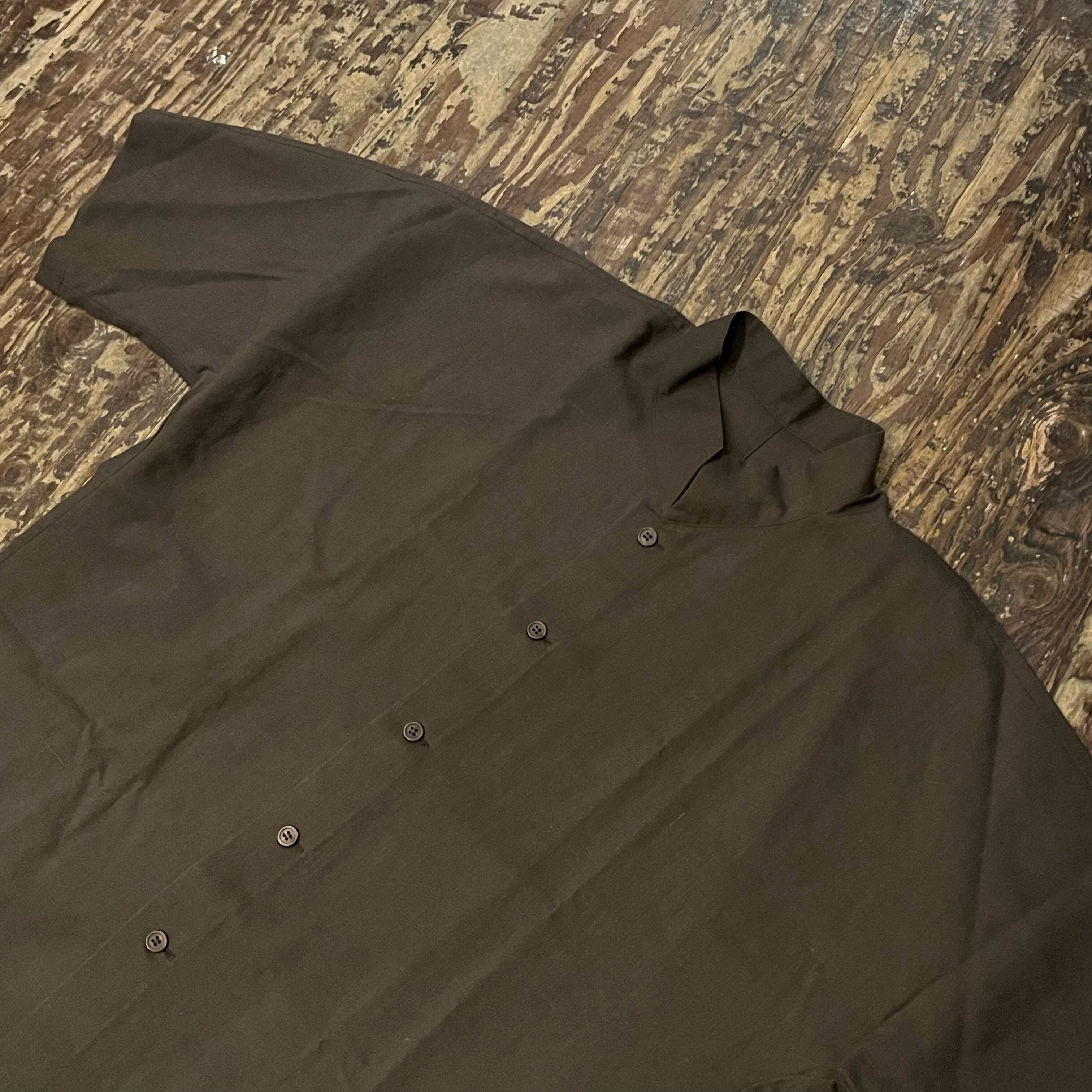 イッセイミヤケ アイムメン リネン混半袖シャツ