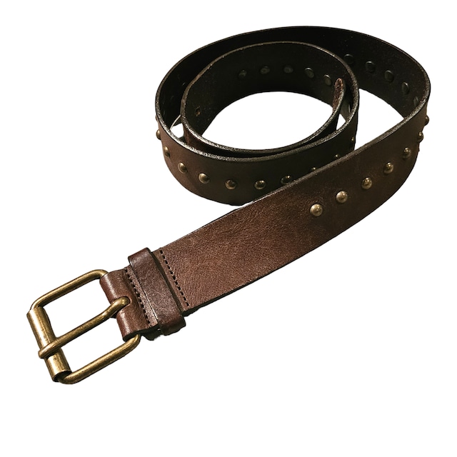 LEATHER BELT MADE in ITALY【DW812】