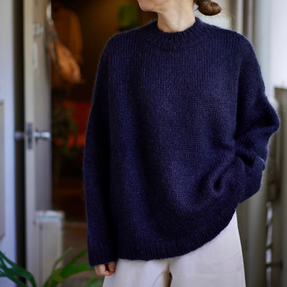 CORDERA(コルデラ)MOHAIR SWEATER BLACK 230422-B-1 | Debby