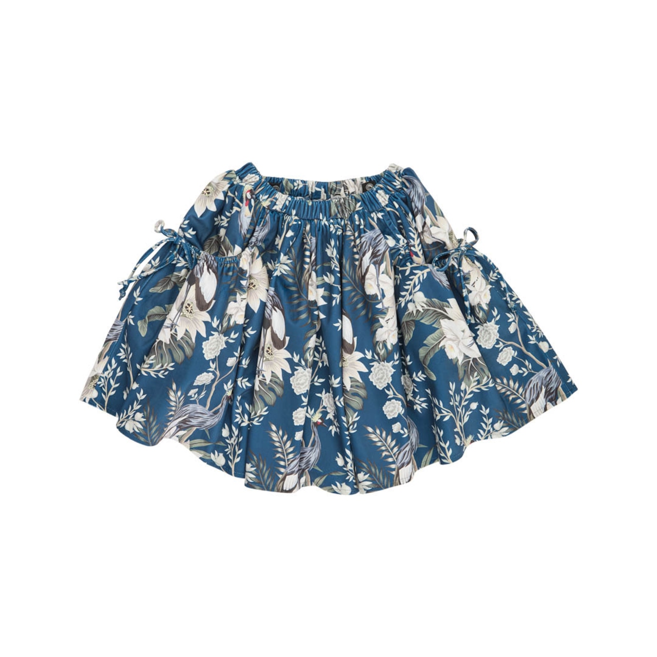 ＜CHRISTINA ROHDE＞Kids  フラワープリント スカート ブルー Skirt No. 219（Col. 6) - 1