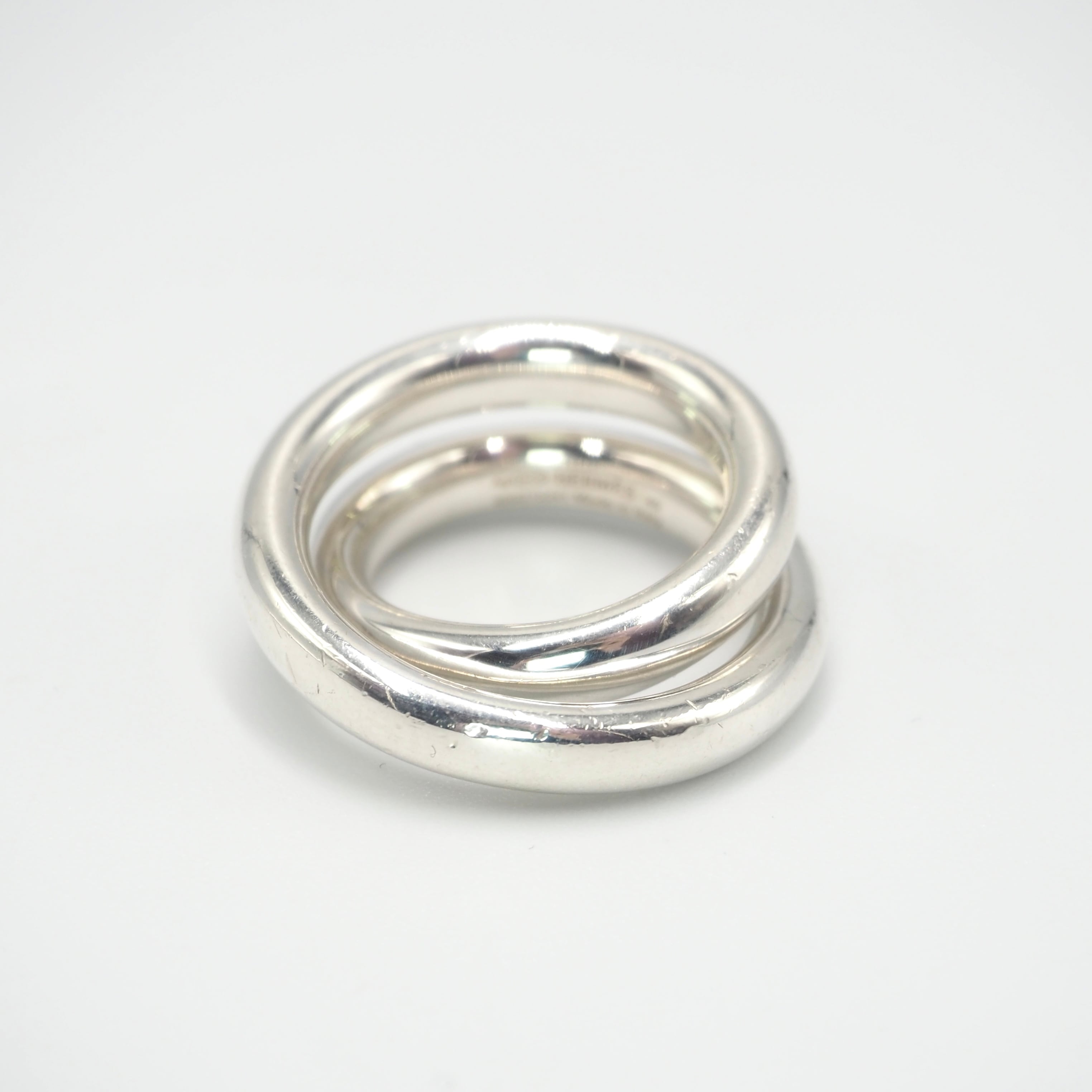 12/27掲載【現行品】HERMES 約9号 ヴェルティージュ リング シルバー925 エルメス