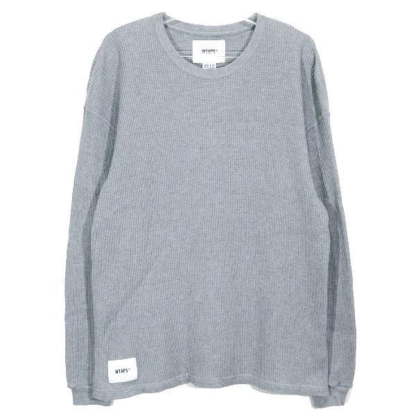 WTAPS 20SS WAFFLE LS  グレー Mサイズ