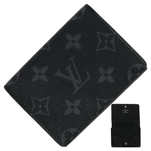 Used LOUIS VUITTON ルイヴィトン カードケース アンヴェロップ・カルト ドゥ ヴィジット モノグラムエクリプス ブラック 名刺ケース 超美品