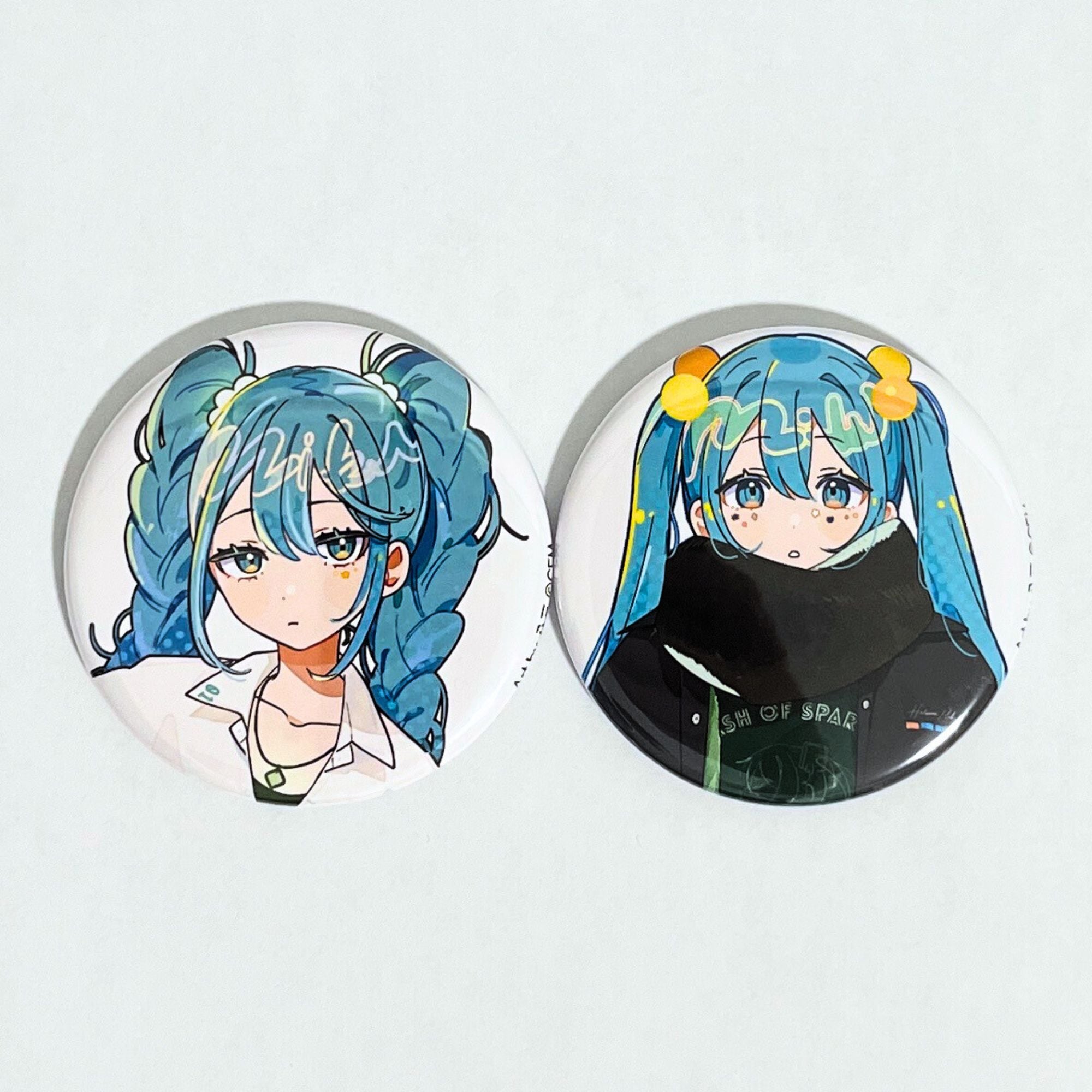 初音ミク ううわ uwa グリッター75m m缶バッジ 10 点（【予約商品 