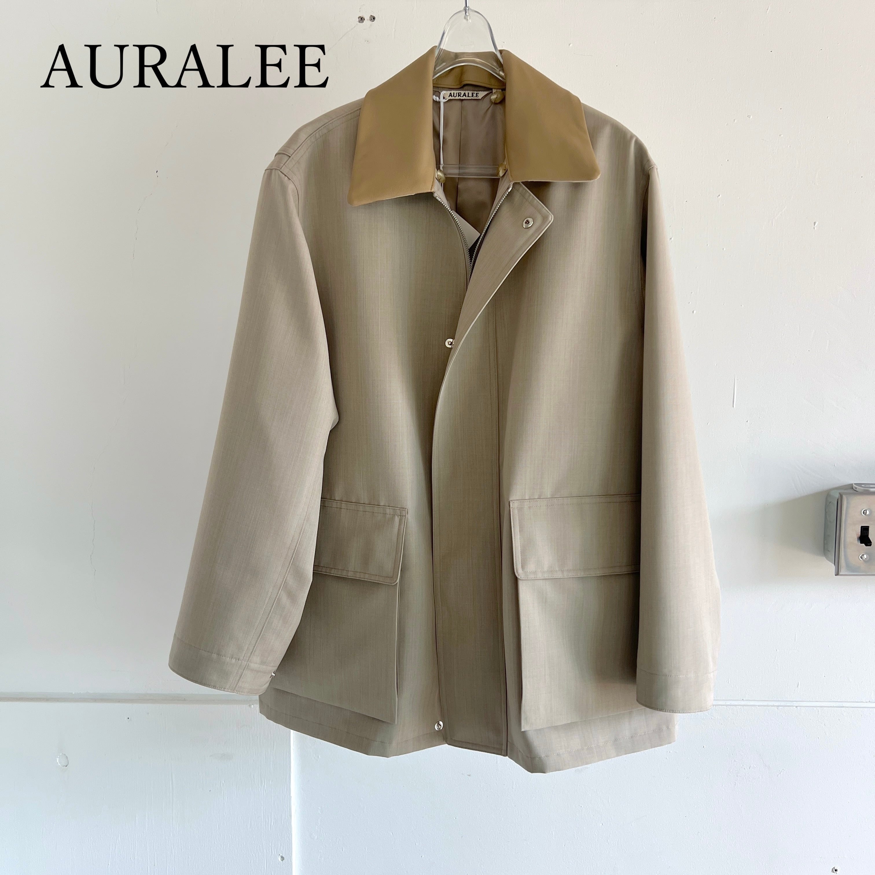 AURALEE/オーラリー・WOOL MAX CANVAS BLOUSON | a flat shop
