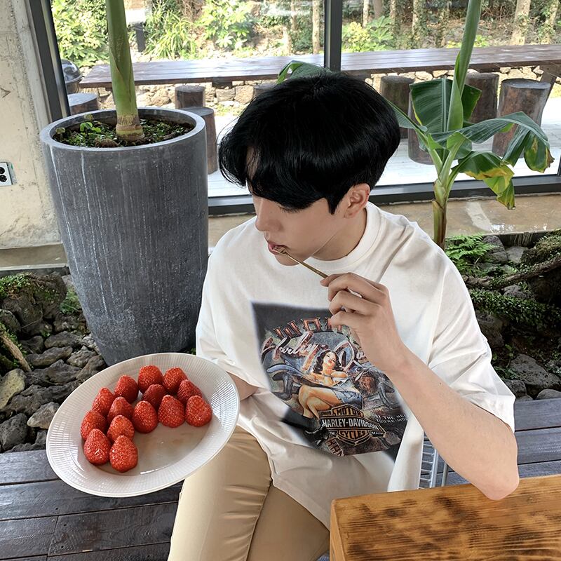 全3色 Tシャツ カットソー プリント カジュアル おしゃれ