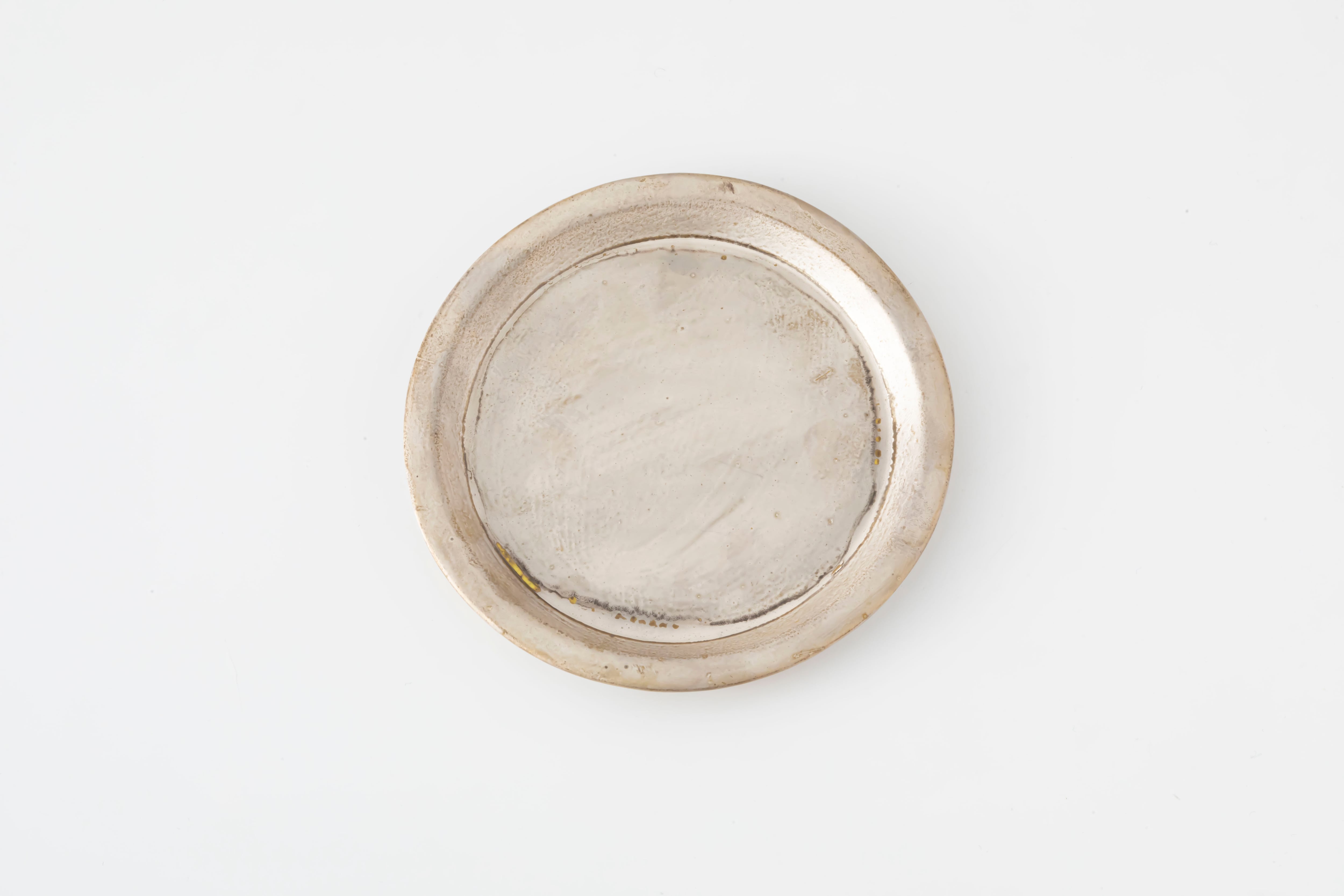 銀彩リム皿：S (21-A) / 十場 あすか | Community Store TO SEE