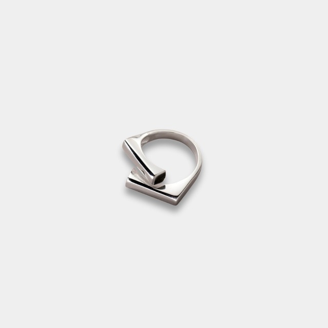 Silver Collar Ring AA01