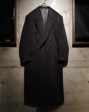 【Caka】“CANALI” Double Breasted Cashmere Chesterfield Coat