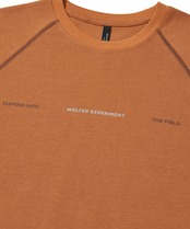 CONTRAST WONDER LONG SLEEVE T-SHIRT_ORANGE