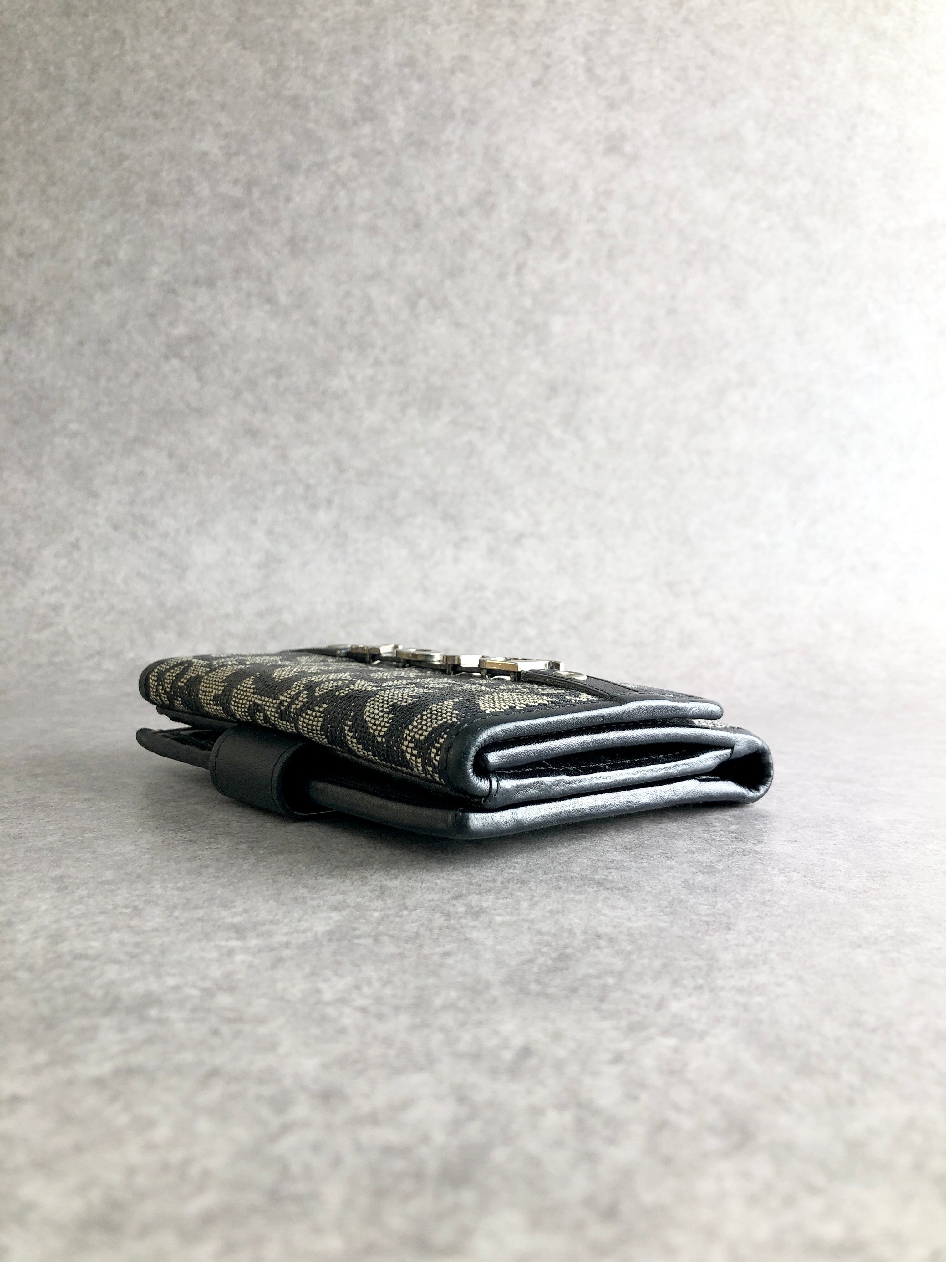 Christian Dior クリスチャン ディオール トロッター 財布 ブラック