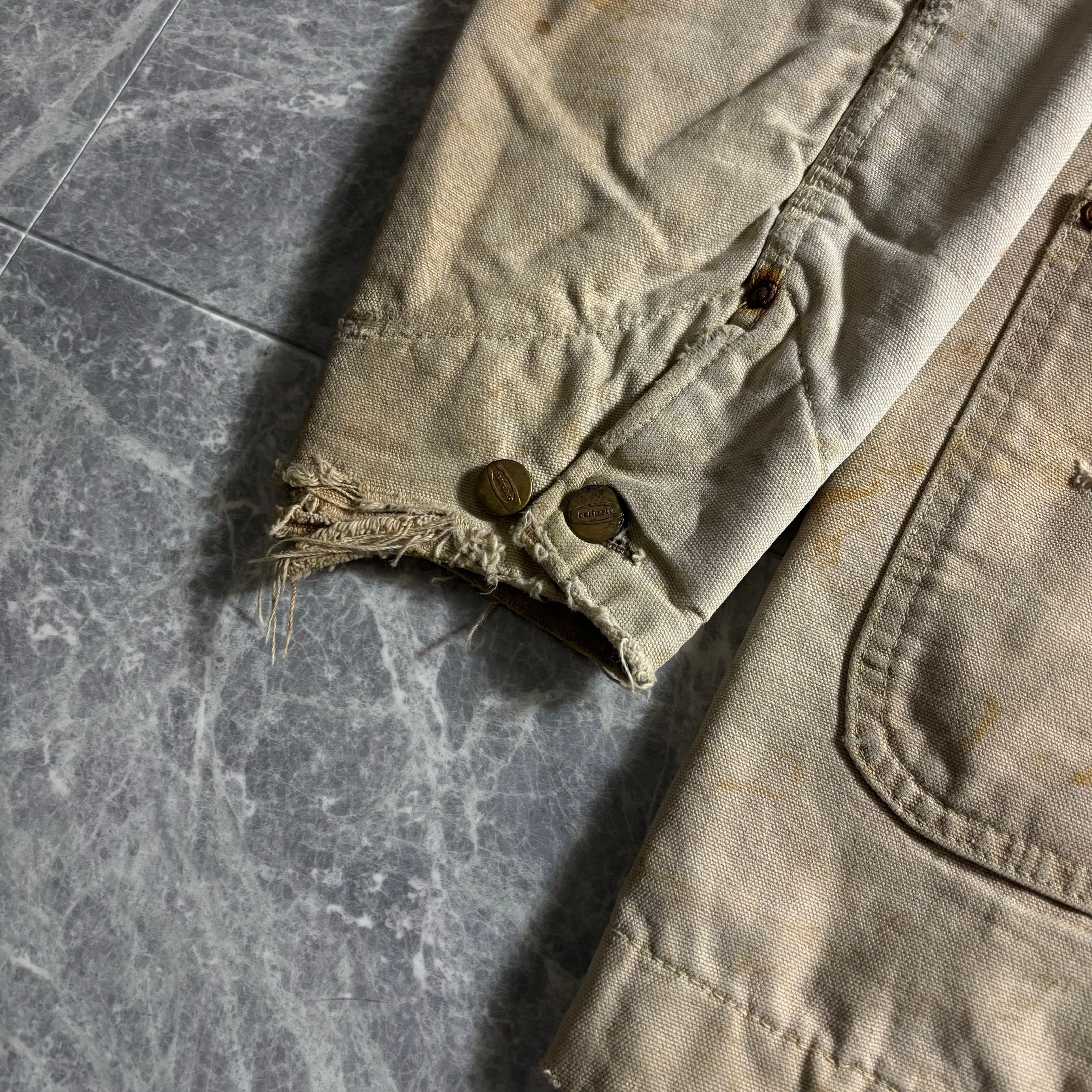 USA製 60's carhartt カーハート　デカCボタン チョアコート 60s CARHARTT Chore Coat 