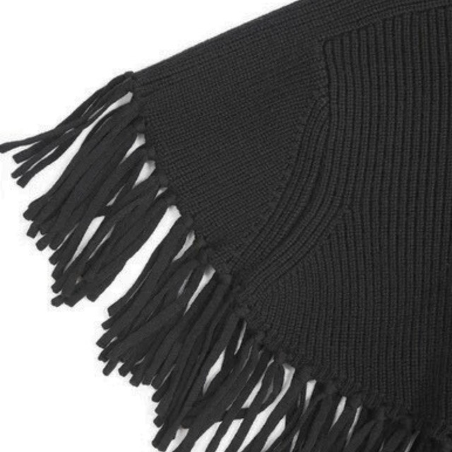 Fringe layered knit C1250