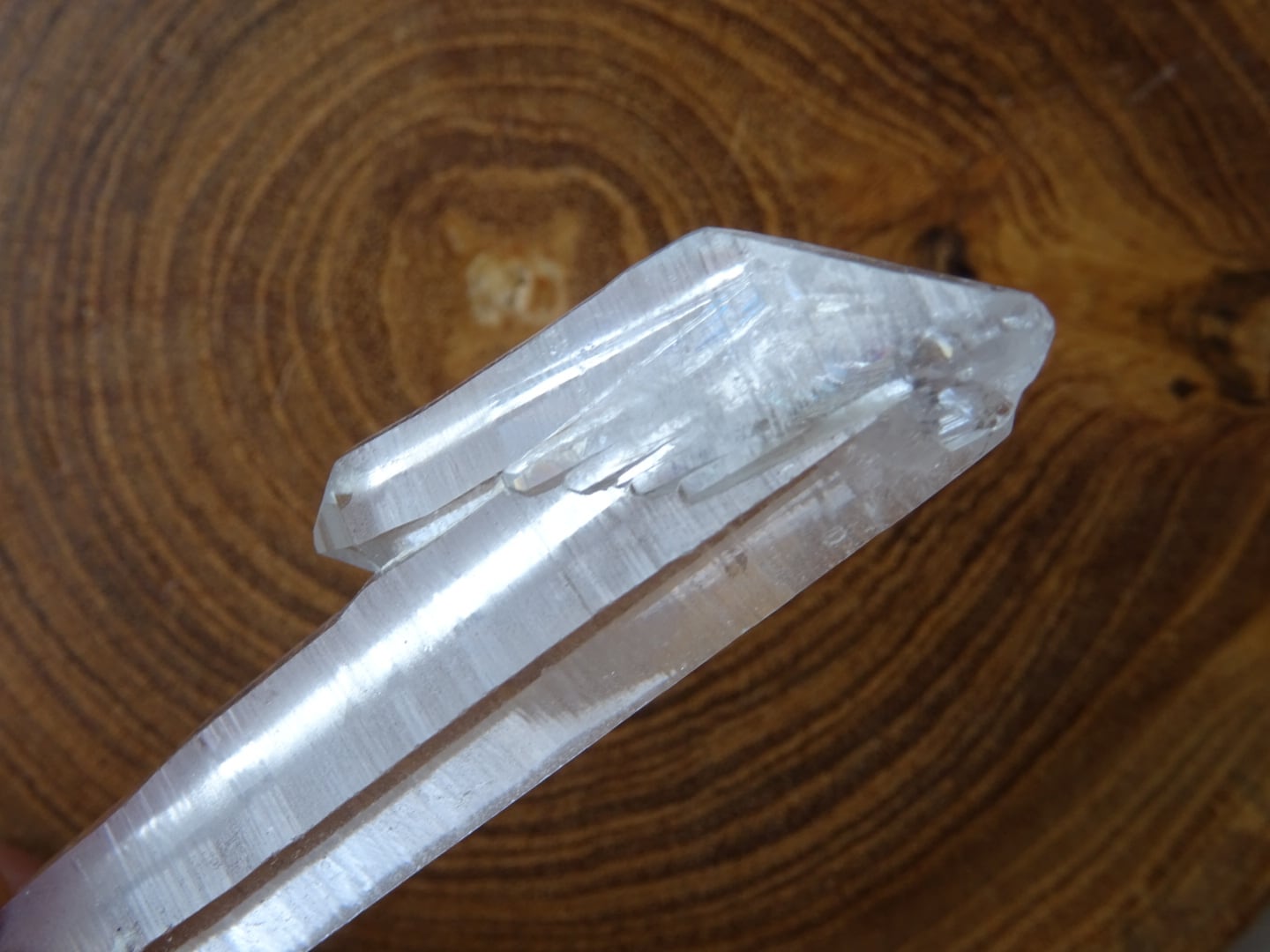 ピンクブラウン六角形結晶 25.5*18.7*10mm 【公式通販】