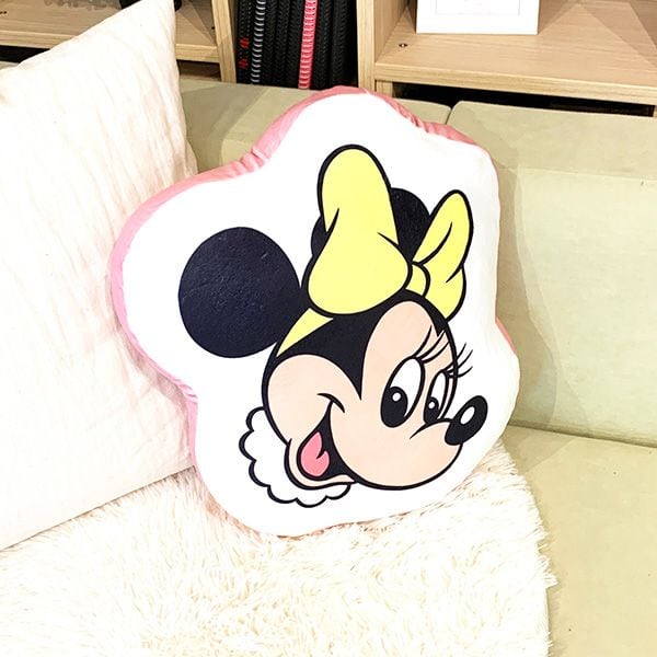 ディズニー ミニーマウス もちもちフェイスクッション インテリア